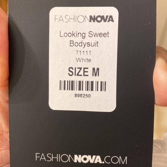 Fashion Nova “Looking Sweet bodysuit” NWT - Picture 5 of 6